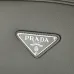 Prada Saffiano Leather Backpacks In Black And Grey With Signature Triangle Logo #A50840