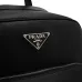 Prada Saffiano Leather Backpacks In Black And Grey With Signature Triangle Logo #A50840