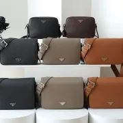 Prada Saffiano Leather Crossbody Bags in Classic Color Palette size:32×23×11cm #A53928