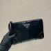Elegant Black Prada Leather Clutch With Iconic Logo For Timeless Fashion Looks #A49962