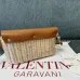 Valentino Garavani VLogo Signature Wicker - Leather Crossbody Bags in Assorted Colors size:21×10×6cm #A53898