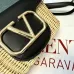 Valentino Garavani VLogo Signature Wicker - Leather Crossbody Bags in Assorted Colors size:21×10×6cm #A53898