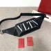 Valentino Men Leather Vltn Belt Bag-Black AAA Original Quality #A30636