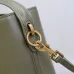 SAINT LAURENT Le 5 à 7 Small Bucket Bag – Olive Green Smooth Leather with Gold YSL Logo (Adjustable Crossbody Strap) #A58781