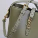 SAINT LAURENT Le 5 à 7 Small Bucket Bag – Olive Green Smooth Leather with Gold YSL Logo (Adjustable Crossbody Strap) #A58781