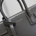 SAINT LAURENT Sac de Jour Small Tote Bag – Dark Gray Smooth Leather with Gold-Tone Hardware (Top Handles &amp; Crossbody Strap) #A58769