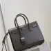 SAINT LAURENT Sac de Jour Small Tote Bag – Dark Gray Smooth Leather with Signature Hardware (Top Handles &amp; Crossbody Strap) #A58778