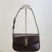 SAINT LAURENT Solferino Small Shoulder Bag – Deep Burgundy Box Leather with Iconic YSL Cassandre Closure  #A58758
