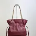 Saint Laurent 833948 Jamie 4.3 Large POCHON Bucket Bag - Burgundy Lambskin with Chain Strap #A59504