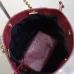 Saint Laurent 833948 Jamie 4.3 Large POCHON Bucket Bag - Burgundy Lambskin with Chain Strap #A59504