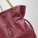 Saint Laurent 833948 Jamie 4.3 Large POCHON Bucket Bag - Burgundy Lambskin with Chain Strap #A59504