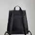 Saint Laurent Black Leather City Backpack with Metal Plaque Detail #A54607