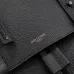 Saint Laurent Black Leather City Backpack with Metal Plaque Detail #A54607