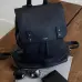 Saint Laurent Black Leather City Backpack with Metal Plaque Detail #A54607