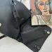 Saint Laurent Black Leather City Backpack with Metal Plaque Detail #A54607