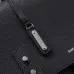 Saint Laurent Black Leather City Backpack with Metal Plaque Detail #A54607