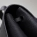 Saint Laurent Black Leather City Backpack with Metal Plaque Detail #A54607