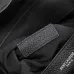 Saint Laurent Black Leather City Backpack with Metal Plaque Detail #A54607