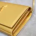Saint Laurent CASSANDRE Chain Wallet (743364) - Gold, Italian Leather, Detachable Strap, 23×14×3cm #A59997
