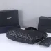 Yves Saint Laurent Black Quilted Leather Tote Bag With Gold Logo And Matching Pouch #A50844