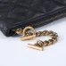 Yves Saint Laurent Black Quilted Leather Tote Bag With Gold Logo And Matching Pouch #A50844