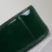 Yves Saint Laurent Green Patent Leather Hobo Bag With Gold Logo And Structured Design #A50817