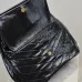 Saint Laurent Niki Crinkled Leather Tote (862295) - Logo Detail, Adjustable Strap, 25×30×8-12cm #A59988