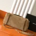 YSL CALYPSO Suede Chain Shoulder Bag, 26 x 14 x 7 cm #A63200
