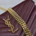 YSL Quilted Envelope Bag With Gold Chain Strap And Iconic Logo In Olive Green #A50333