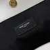 YSL Beige Leather Tote Bags With Gold YSL Logo Set #A50994
