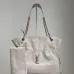 YSL Beige Leather Tote Bags With Gold YSL Logo Set #A50994