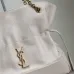 YSL Beige Leather Tote Bags With Gold YSL Logo Set #A50994