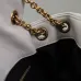 YSL White Quilted Leather Shoulder Bag With Gold YSL Logo #A50995