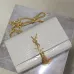 YSL Croc - Embossed Leather Chain Bag With Gold Logo And Tassel Detailing #A50334
