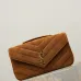 YSL LouLou Quilted Suede Shoulder Bag, 29 x 17 x 8 cm #A63199