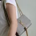 Saint Laurent Lizard - Embossed Leather Crossbody Bag With Gold Tassel size:20×13×5cm #A53695