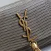 Saint Laurent Lizard - Embossed Leather Crossbody Bag With Gold Tassel size:20×13×5cm #A53695