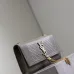 Saint Laurent Lizard - Embossed Leather Crossbody Bag With Gold Tassel size:20×13×5cm #A53695