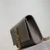 Saint Laurent Lizard - Embossed Leather Crossbody Bag With Gold Tassel size:20×13×5cm #A53695