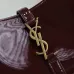 YSL Patent Leather Hobo Bag With Gold Logo Embracing Timeless Sophistication and Style #A50337