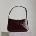 YSL Patent Leather Hobo Bag With Gold Logo Embracing Timeless Sophistication and Style #A50337