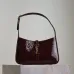 YSL Patent Leather Hobo Bag With Gold Logo Embracing Timeless Sophistication and Style #A50337