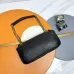 Yves Saint Laurent Black Leather Shoulder Bag With Gold YSL Logo #A50997