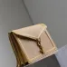 Saint Laurent Rattan - Leather Crossbody Bag With Iconic YSL Logo size:22×16×5cm #A53701