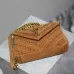 Saint Laurent Studded Suede Top Handle Bag With Signature YSL Logo size:24×17×6cm #A53740