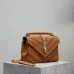 Saint Laurent Studded Suede Top Handle Bag With Signature YSL Logo size:24×17×6cm #A53740