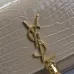 Saint Laurent Croc - Embossed Leather Crossbody Bag With Gold Tassel size:24×15×5cm #A53697