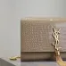 Saint Laurent Croc - Embossed Leather Crossbody Bag With Gold Tassel size:24×15×5cm #A53697
