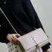 Saint Laurent Croc - Embossed Leather Crossbody Bag With Gold Tassel size:24×15×5cm #A53697