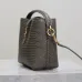 Saint Laurent Lizard - Embossed Leather Bucket Bag With Gold YSL Logo size:15×13×6cm #A53703